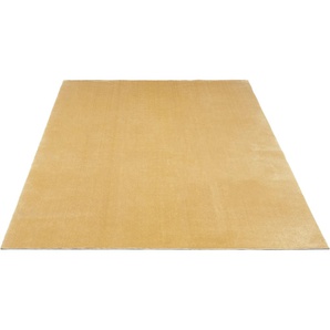 Teppich MERINOS Loft 37, Kunstfellteppich Teppiche Gr. B/L: 240 cm x 340 cm, 16 mm, 1 St., goldfarben (gold) Esszimmerteppiche
