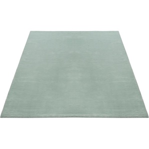 Teppich MERINOS Maximo 30 Teppiche Gr. B/L: 200 cm x 290 cm, 16 mm, 1 St., grün Esszimmerteppiche weicher dichter Kurzflor, Kunstfellteppich, Fell Haptik, Wohnzimmer