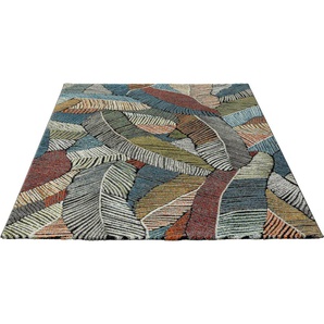 Teppich MERINOS Relief 40214 Teppiche Gr. B/L: 200 cm x 290 cm, 13 mm, 1 St., bunt (multi) Esszimmerteppiche
