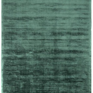 Teppich MORGENLAND Designer Chester Teppiche Gr. B/L: 140 cm x 200 cm, 10 mm, 1 St., grün (seegrün) Designerteppiche Viskose