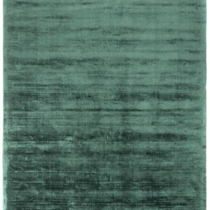 Teppich MORGENLAND Designer Chester Teppiche Gr. B/L: 160 cm x 230 cm, 10 mm, 1 St., grün (seegrün) Designerteppiche Viskose