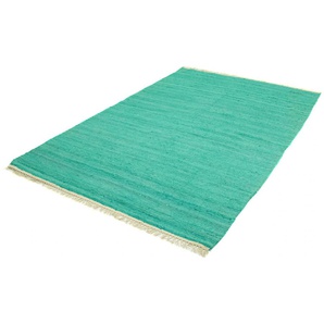 Teppich MORGENLAND Gabbeh Elegance Teppiche Gr. B/L: 120 cm x 180 cm, 7 mm, 2,16 m², 1 St., grün (dunkelgrün) Webteppiche