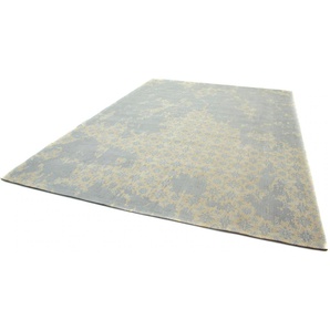 Teppich MORGENLAND VINTAGE COMET Teppiche Gr. B/L: 120 cm x 180 cm, 6 mm, 1 St., silberfarben Esszimmerteppiche Kurzflor, Viskose, Shabby, Wohnzimmer