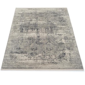 Teppich MUSTERRING APOLLO Teppiche Gr. B/L: 67 cm x 130 cm, 8 mm, 1 St., bunt (grau, mehrfarbig) Esszimmerteppiche