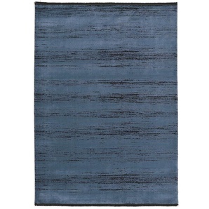 Teppich MUSTERRING DALLAS Teppiche Gr. B/L: 194 cm x 290 cm, 8 mm, 1 St., blau Esszimmerteppiche exlcusive MUSTERRING DELUXE COLLECTION