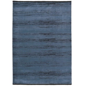 Teppich MUSTERRING DALLAS Teppiche Gr. B/L: 78 cm x 150 cm, 8 mm, 1 St., blau Esszimmerteppiche exlcusive MUSTERRING DELUXE COLLECTION