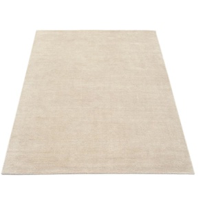 Teppich MUSTERRING MALIBU Teppiche Gr. B/L: 70 cm x 140 cm, 8 mm, 1 St., beige Esszimmerteppiche exlcusive MUSTERRING DELUXE COLLECTION hochwertige Bambus Viskose