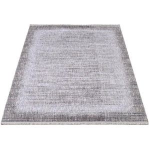 Teppich MUSTERRING MEMPHIS Teppiche Gr. B/L: 200 cm x 290 cm, 8 mm, 1 St., bunt (grau, mehrfarbig) Esszimmerteppiche exlcusive MUSTERRING DELUXE COLLECTION mit seidigem Glanz