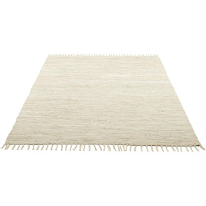 Teppich MY HOME Cadis Teppiche Gr. B/L: 160 cm x 230 cm, 5 mm, 1 St., beige Baumwollteppiche