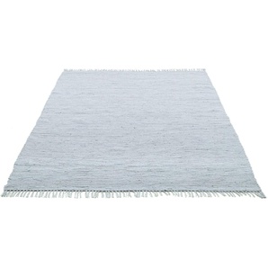 Teppich MY HOME Cadis Teppiche Gr. B/L: 160 cm x 230 cm, 5 mm, 1 St., grau Baumwollteppiche