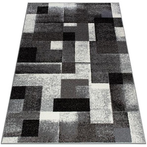 Teppich MY HOME Corine Teppiche Gr. B/L: 240 cm x 320 cm, 9 mm, 1 St., grau Esszimmerteppiche