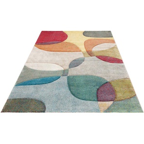 Teppich MY HOME Liva Teppiche Gr. B/L: 200 cm x 290 cm, 13 mm, 1 St., bunt (multi) Esszimmerteppiche