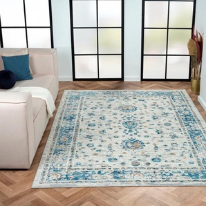 Teppich MYFLAIR MÖBEL & ACCESSOIRES My Heriz Teppiche Gr. B/L: 200 cm x 290 cm, 8 mm, 1 St., braun (beige, blau, grau) Orientalische Muster