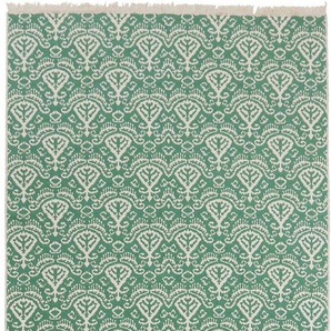Teppich NIZZA, done.®, rechteckig, Höhe: 8 mm, Flachgewebe, modernes Ethno Design, mit Fransen, waschbar