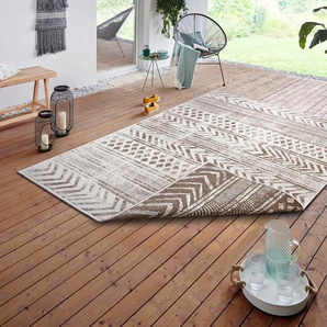 Teppich NORTHRUGS BIRI Wendeteppich Teppiche Gr. B/L: 160 cm x 230 cm, 5 mm, 1 St., weiß (linen white) Esszimmerteppiche
