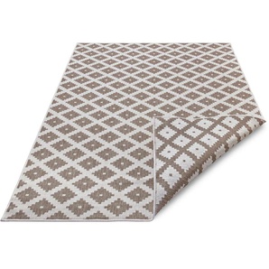 Teppich NORTHRUGS Nizza Teppiche Gr. B/L: 200 cm x 290 cm, 5 mm, 1 St., weiß (linen white) Esszimmerteppiche