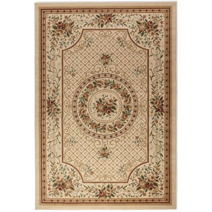 Teppich NOURISTAN Adraskan Teppiche Gr. B/L: 160 cm x 235 cm, 8 mm, 1 St., beige (creme) Orientalische Muster