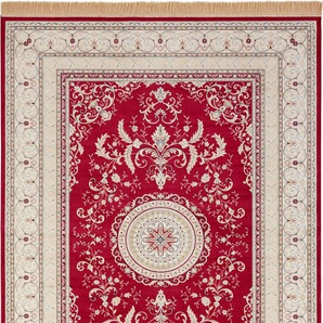 Teppich NOURISTAN Antik Negar Teppiche Gr. B/L: 160 cm x 230 cm, 5 mm, 1 St., rot Orientalische Muster Orientalisch mit Fransen, Orient, Wohnzimmer, Schlafzimmer, Esszimmer