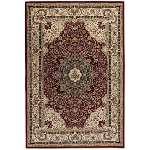Teppich NOURISTAN Ghorian Teppiche Gr. B/L: 160 cm x 235 cm, 8 mm, 1 St., rot Orientalische Muster Orient Teppich, Kurzflor, weich, Schlafzimmer, Esszimmer, Wohnzimmer