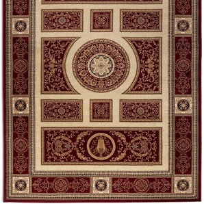 Teppich NOURISTAN Guzara Teppiche Gr. B/L: 160 cm x 235 cm, 8 mm, 1 St., rot Orientalische Muster Orient Teppich, Kurzflor, weich, Schlafzimmer, Esszimmer, Wohnzimmer