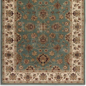 Teppich NOURISTAN Kohsan Teppiche Gr. B/L: 160 cm x 235 cm, 8 mm, 1 St., grün (mint) Orientalische Muster Orient Teppich, Kurzflor, weich, Schlafzimmer, Esszimmer, Wohnzimmer