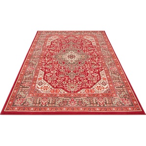 Teppich NOURISTAN Skazar Isfahan Teppiche Gr. B/L: 200 cm x 290 cm, 9 mm, 1 St., rot Orientalische Muster