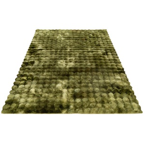 Teppich OBSESSION My Camouflage 845 Teppiche Gr. B/L: 160 cm x 230 cm, 38 mm, 1 St., grün Esszimmerteppiche 2-farbig gemustert, besonders weich, Hoch-Tief Effekt, handgetuftet