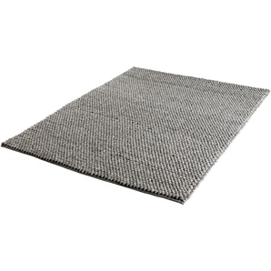 Teppich OBSESSION My Loft 580 Teppiche Gr. B/L: 120 cm x 170 cm, 23 mm, 1 St., grau (taupe) Schurwollteppiche Handweb Teppich, Obermaterial: 50% Wolle, Viskose, handgewebt