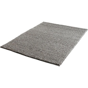 Teppich OBSESSION My Loft 580 Teppiche Gr. B/L: 80 cm x 150 cm, 23 mm, 1 St., grau (taupe) Esszimmerteppiche Handweb Teppich, Obermaterial: 50% Wolle, Viskose, handgewebt