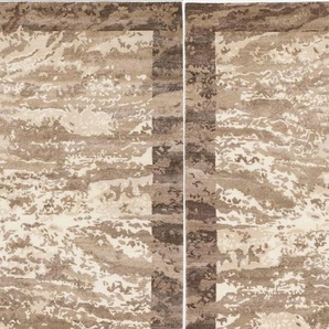 Teppich OCI DIE TEPPICHMARKE Award Siri Teppiche Gr. B/L: 140 cm x 200 cm, 15 mm, 1 St., beige (natur) Schurwollteppiche