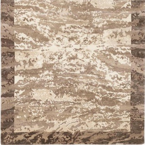Teppich OCI DIE TEPPICHMARKE Award Siri Teppiche Gr. B/L: 140 cm x 200 cm, 15 mm, 1 St., beige (natur) Schurwollteppiche handgeknüpft, Wohnzimmer