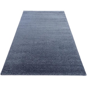 Teppich OCI DIE TEPPICHMARKE Bellevue Teppiche Gr. B/L: 240 cm x 340 cm, 20 mm, 1 St., blau Esszimmerteppiche Wohnzimmer