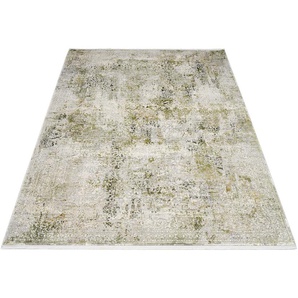 Teppich OCI DIE TEPPICHMARKE BESTSELLER CAVA Teppiche Gr. B/L: 140 cm x 200 cm, 8 mm, 1 St., grün (grün, grau) Orientalische Muster