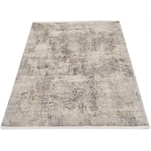 Teppich OCI DIE TEPPICHMARKE BESTSELLER CAVA Teppiche Gr. B/L: 240 cm x 240 cm, 8 mm, 1 St., grau Orientalische Muster