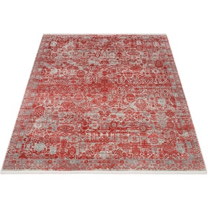 Teppich OCI DIE TEPPICHMARKE COLOUR TADI Teppiche Gr. B/L: 240 cm x 300 cm, 8 mm, 1 St., rot Esszimmerteppiche