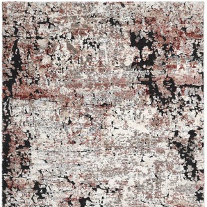 Teppich OCI DIE TEPPICHMARKE CYRUS SHINE Teppiche Gr. B/L: 240 cm x 290 cm, 20 mm, 1 St., beige (creme, rot) Esszimmerteppiche Kurzfor, maschinell gewebt, Perlglanz in der Oberfläche