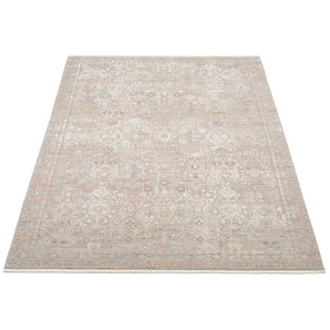 Teppich OCI DIE TEPPICHMARKE FARBEN GRANDE Teppiche Gr. B/L: 80 cm x 150 cm, 1 St., beige (natur) Esszimmerteppiche Klassisches Muster, eingefasst, in 3-D-Optik