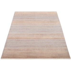 Teppich OCI DIE TEPPICHMARKE FARBEN MASTER Teppiche Gr. B/L: 240 cm x 330 cm, 8 mm, 1 St., braun (hellbraun) Esszimmerteppiche Klassisches Muster, eingefasst, in 3-D-Optik