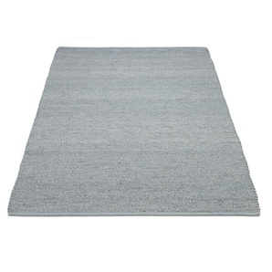 Teppich OCI DIE TEPPICHMARKE FAVORIT Teppiche Gr. B/L: 80 cm x 250 cm, 12 mm, 1 St., grau (grau, blau) Esszimmerteppiche Handweb-Teppich aus Indien, handgewebt, hochwertig verarbeitet