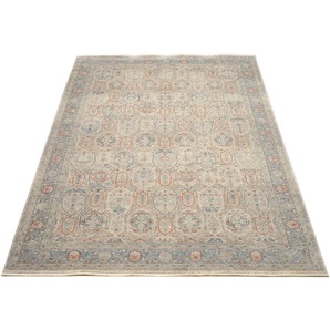Teppich OCI DIE TEPPICHMARKE GRAND FASHION 02 Teppiche Gr. B/L: 240 cm x 300 cm, 5 mm, 1 St., grau (grau, blau) Orientalische Muster
