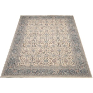 Teppich OCI DIE TEPPICHMARKE GRAND FASHION 04 Teppiche Gr. B/L: 240 cm x 300 cm, 5 mm, 1 St., beige (creme, blau) Orientalische Muster