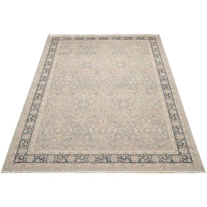 Teppich OCI DIE TEPPICHMARKE GRAND FASHION 05 Teppiche Gr. B/L: 120 cm x 170 cm, 5 mm, 1 St., grau (grau, blau) Orientalische Muster