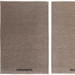 Teppich OCI DIE TEPPICHMARKE JOKER OF STRIPES Teppiche Gr. B/L: 200 cm x 290 cm, 1 St., beige (beige, braun) Esszimmerteppiche Wendeteppich, weiche flache Oberfläche