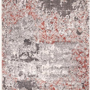 Teppich OCI DIE TEPPICHMARKE Juwel Dramatica Teppiche Gr. B/L: 120 cm x 170 cm, 20 mm, 1 St., rot (rosenholz) Esszimmerteppiche