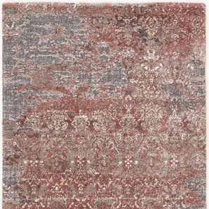 Teppich OCI DIE TEPPICHMARKE Juwel Silenta Teppiche Gr. B/L: 120 cm x 170 cm, 20 mm, 1 St., rot (rosenholz) Esszimmerteppiche