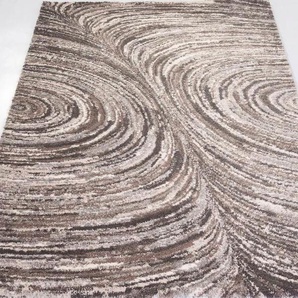 Teppich OCI DIE TEPPICHMARKE Lexa Face Teppiche Gr. B/L: 160 cm x 230 cm, 20 mm, 1 St., braun (braun, grau) Esszimmerteppiche