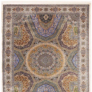 Teppich OCI DIE TEPPICHMARKE SILK LINE SHAH ABBAS Teppiche Gr. B/L: 160 cm x 230 cm, 5 mm, 1 St., bunt (multi) Orientteppich Teppich Orientalische Muster Teppiche Wohnzimmer