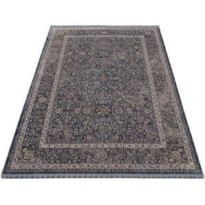 Teppich OCI DIE TEPPICHMARKE SOLIST TABI Teppiche Gr. B/L: 240 cm x 340 cm, 7 mm, 1 St., blau Orientalische Muster