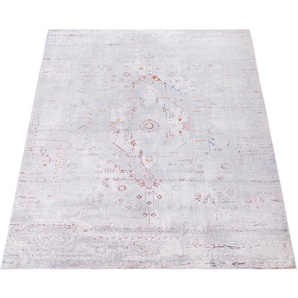Teppich PACO HOME Calabria 584 Teppiche Gr. B/L: 160 cm x 230 cm, 14 mm, 1 St., bunt (mehrfarbig) Orientalische Muster Kurzflor, Orient-Optik, Vintage Design