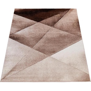 Teppich PACO HOME ECE 922 Teppiche Gr. B/L: 230 cm x 320 cm, 14 mm, 1 St., beige Esszimmerteppiche Kurzflor, modernes geometrisches Design
